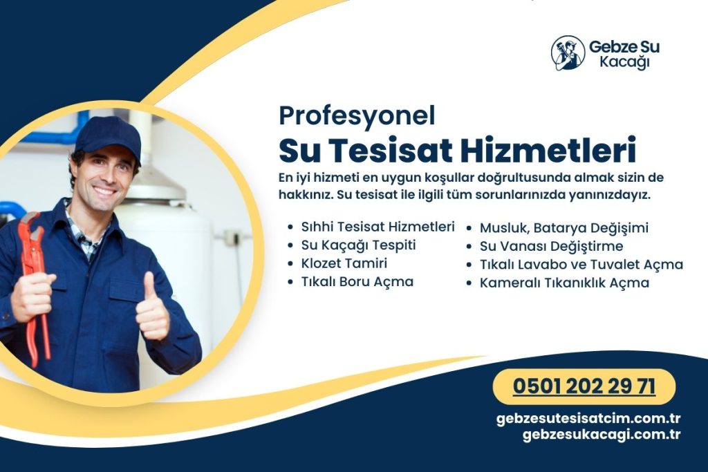 Gebze Su Kaçağı Blog